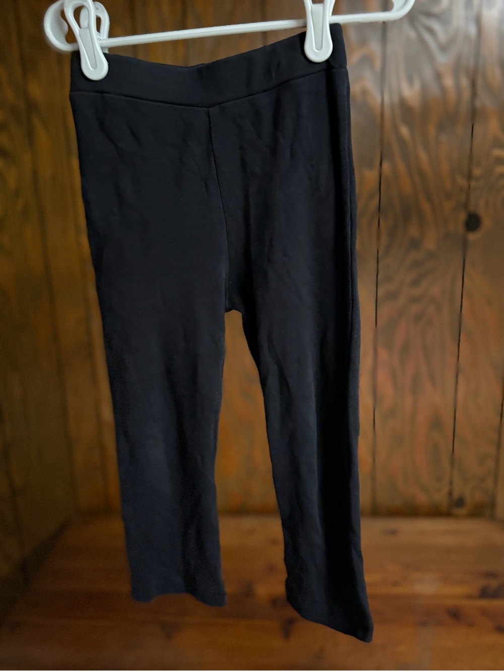 kate quinn Black Kids Stretch Leggings